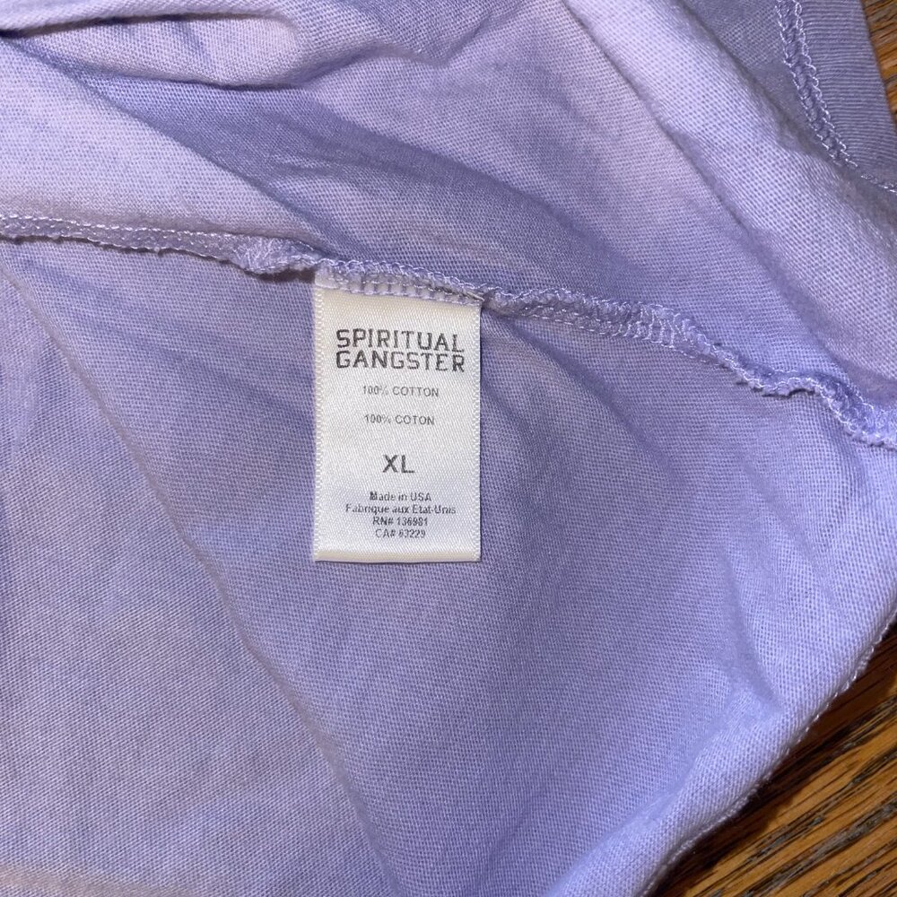 SPIRITUAL GANGSTER 100% cotton tank top/exc condition/XL - Picture 4 of 5